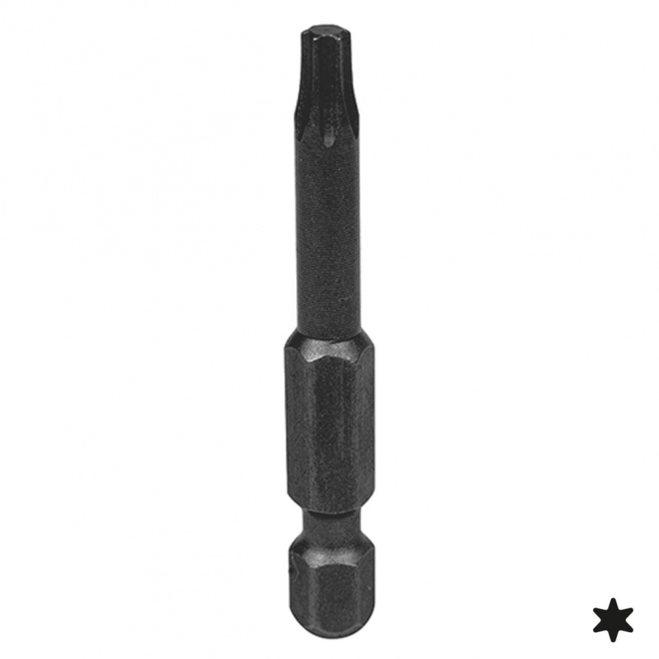 Вставка (бита) торцевая 1/4", Torx, Т15, L = 50 мм, для шуруповерта KING TONY 715015T