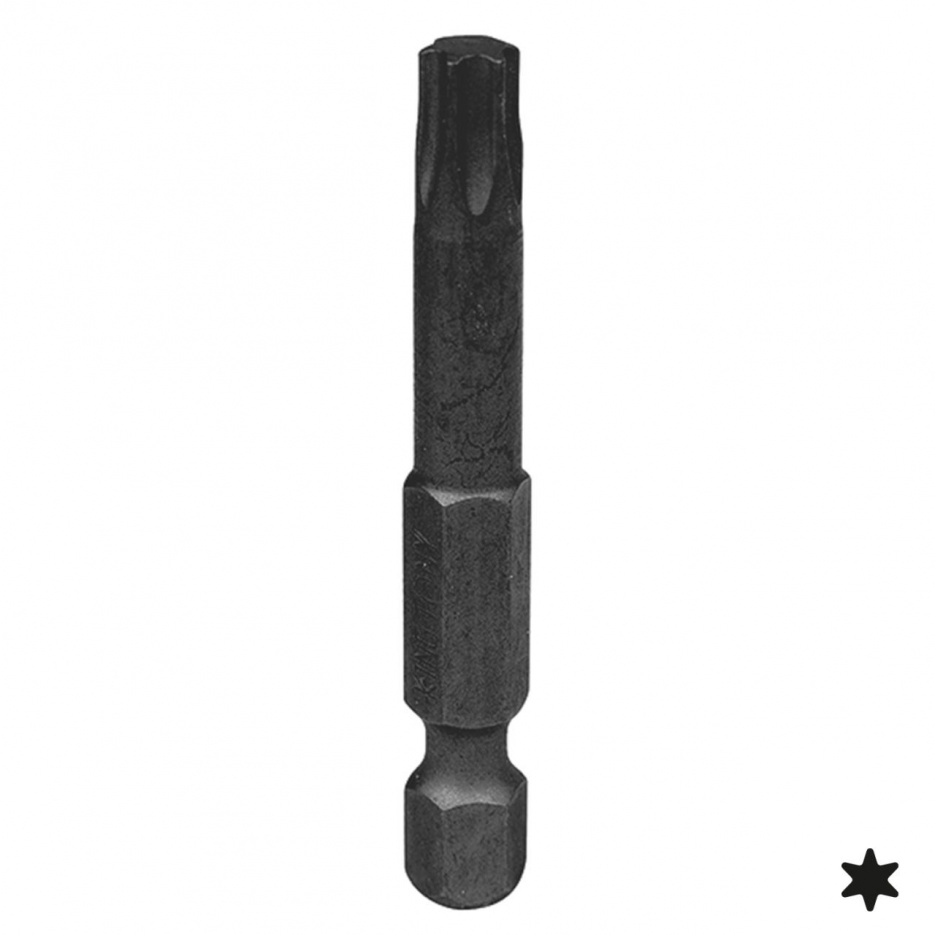 Вставка (бита) торцевая 1/4", Torx, Т40, L = 50 мм, для шуруповерта KING TONY 715040T